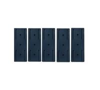 Supporto for Ciabatta Da Appendere Alla Parete Senza Perforazione Per Casa | Organizzatore di cavi autoadesivo con supporto for presa fissa for ufficio(Blue,5pcs)