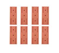 Supporto for Ciabatta Da Appendere Alla Parete Senza Perforazione Per Casa | Organizzatore di cavi autoadesivo con supporto for presa fissa for ufficio(Orange,8pcs)
