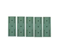 Supporto for Ciabatta Da Appendere Alla Parete Senza Perforazione Per Casa | Organizzatore di cavi autoadesivo con supporto for presa fissa for ufficio(Green,5pcs)