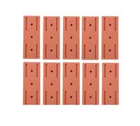 Supporto for Ciabatta Da Appendere Alla Parete Senza Perforazione Per Casa | Organizzatore di cavi autoadesivo con supporto for presa fissa for ufficio(Orange,10pcs)