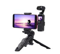 Supporto for clip di fissaggio for telefono cellulare Treppiede da tavolo for DJI Osmo Pocket/Tasca 2 Supporto for clip for telefono Giunto cardanico Accessori for fotocamera ( Color : Clip and tripod
