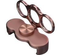 Supporto for Clip Posteriore A Tre Dita A Doppio Anello, Impugnatura Mobile Girevole A 360 Gradi Impugnatura Pieghevole Multiuso for Telefono Supporto(Gold)