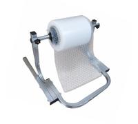 Supporto for distributore di rotoli di pluriball, schiuma ammortizzante manuale da tavolo for spostamenti e trasporti(70x40x25cm)