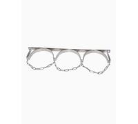 Supporto for fissaggio bombole in acciaio inox 304, supporto for bombole a parete, armadio for bombole in acciaio for laboratorio, fabbrica, scuola, piccola staffa di fissaggio con fibbia metallica re