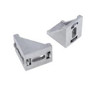 Supporto for foro dado con codice angolare in alluminio for sistema 3030 da 1 pz