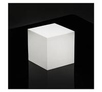 Supporto for fotografia con cilindro acrilico quadrato, trucco, fotografia, bevande, fotografia, tavolo trasparente, espositore for oggetti di scena(Pure,24x24x24cm/9.4x9.4x9.4in)