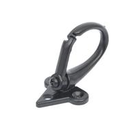 Supporto for gancio for casco da moto, for bagagli, moto, scooter, bici da cross, quad, accessori compatibili con(Black)