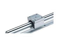 Supporto for guida lineare professionale SBR10 da 500 mm 2 pezzi con SBR10UU 4 Blocco scorrevole cuscinetto in alluminio for parti CNC