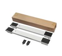 Supporto for lavatrice da 2 pezzi, base mobile, con rulli regolabili, for mobili, carrello mobile for frigorifero, staffa di base for mobili