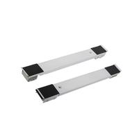 Supporto for lavatrice estensibile con rullo mobile mobile, staffa universale, ruota(White)