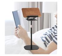 Supporto For Lettura 2 In 1, For Libri Da Pavimento Regolabile In Altezza A Doppio Uso Con Clip For,For Laptop,Ricette(Black,Adjustable 51-119cm)