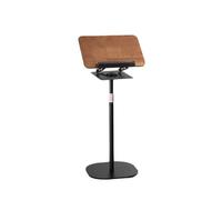 Supporto For Lettura A Doppio Uso, Supporto For Libri Da Pavimento 2 In 1, Base Girevole A 360°,For Laptop, Ricette, Tablet(Black,Adjustable 51-119cm)
