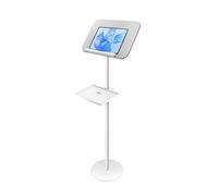 Supporto For Lettura Da Pavimento,supporto For Tablet Regolabile In Altezza Da 90-140cm,Spartiti Indipendente Con Vassoio,for Ufficio Domestico(White)