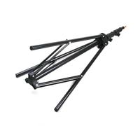 Supporto for luce video fotografica in alluminio più spesso con molla interna da 200 cm, 2 m, con testa in rame, tubo da 19-25 mm