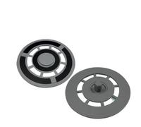 Supporto For Mocio ABBK-2 Pezzi, Supporto For Mocio In Plastica Grigia, Accessori Di Ricambio, Compatibile Con Xiaomi, Compatibile Con Roborock, Aspirapolvere Robot P10 / Q Revo