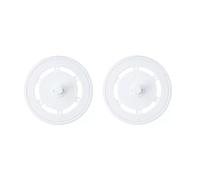 Supporto for mocio rotante originale e pad for mocio, compatibile con Ecovacs Deebot X2 OMNI / X2 Combo / X2 Combo completo Robot aspirapolvere parti(2PCS White)