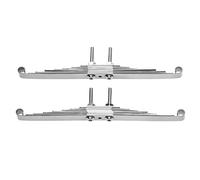 Supporto for Molle a Balestra M2 in Metallo for autocarro con cassone Ribaltabile Tamiya RC 1/14 Scania 770S R620 Volvo Benz Arocs Man Car(C)
