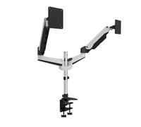 Supporto for monitor a doppio schermo, supporto rotante a quattro schermi, sospensione del braccio pneumatico di sollevamento(DualscreenGA24X)