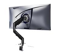 Supporto for monitor, braccio robotico, sollevamento pneumatico, supporto for computer(Blacksinglescreen)