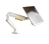 Supporto for monitor con braccio robotico, base a sbalzo for schermo rotante e riscaldabile for computer, supporto da scrivania for doppio schermo X1