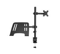 Supporto for monitor con morsetto di estensione, supporto da scrivania multischermo sinistro e destro, superiore inferiore(M074)