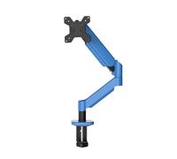 Supporto for monitor for computer con molla a gas regolabile sospensione, regolazione 'altezza e rotazione(Black)