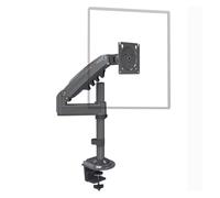 Supporto for monitor LCD LED da 22-35 pollici con molla a gas H100, supporto for monitor TV da tavolo con movimento completo, carico 2-12 kg(Black)