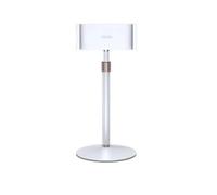 Supporto for monitor portatile Supporto for monitor 孔距 regolabile in altezza Fino a 24 cm Supporto da tavolo Base più ampia for montaggio su tavolo(White)