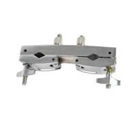 Supporto for morsetto for clip for batteria Supporto for campanaccio in metallo portatile Morsetto for tamburo 2 fori for piatti Parti musicali Batteria Strumento musicale