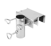 Supporto for Ombrellone da Camion, Telaio di Fissaggio for Triciclo, Grande Base for Ombrellone da Esterno, Argento, Diametro Del Palo Adatto ≤1,5 pollici