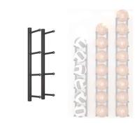 Supporto For Palline, Supporto For Pallone Da Calcio, Supporto For Tappetino Da Yoga, Deposito For Attrezzature Sportive For Garage, Supporto For Basket Con Cestino(Nero,4 Tier (105cm/41in))