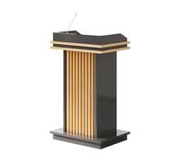 Supporto for Podio Leggio Parlante in Legno con Ripiano Pulpiti Pulpiti da Chiesa Podio for Insegnanti Facile da Montare for Ristoranti di Hotel attività Presentazioni Scolastiche Uffici(A)