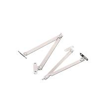 Supporto for porta 'armadio con tirante pieghevole in acciaio inossidabile 2 pezzi Sollevamento mobile for fissaggio a vite delle porte sinistra e destra