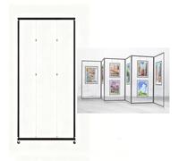 Supporto For Poster Con Ruote,Espositore Pubblicitario Da Pavimento A Terra,Cavalletto For Artisti,Supporti Presentazioni,Cavalletti Per Espositori,Cartelli Nuziali(8pcs,100*240cm/39.4*94.5in)