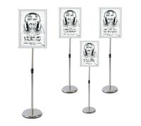 Supporto for poster regolabile, supporto for cartelloni da pavimento resistente con telaio a scatto for poster da esposizione, guida for eventi