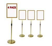 Supporto for poster regolabile, supporto for cartelloni da pavimento resistente con telaio a scatto for poster da esposizione, guida for eventi