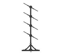 Supporto for proiettore olografico 3D in piedi Immagine Video Giunzione Remoto Pubblicità Display 3D Fan Pubblicità Logo Luce Esposizione pubblicitaria del festival(4 Pieces Splicing)