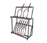 Supporto For Racchette Da Badminton,espositore For Racchette Da Tennis In Ferro,ripiano Portaoggetti Regolabile In Altezza,for Palestra,scuola E Club Di Casa(Style 2)