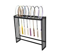 Supporto for racchette da tennis in ferro, supporto for racchette da badminton for palestra, resistente e facile da riporre for l'allenamento scolastico