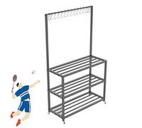 Supporto for racchette da tennis, supporto for racchette da tennis for palestra commerciale, supporto for racchette da badminton for club, palestre, campi da badminton e scuole.