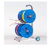 Supporto For Rocchetti Di Filo, Distributore Portatile Di Rocchetti Di Filo Con Ruote, Carrello For Rocchetti Di Filo Resistente A 4/6 Aste(4 Rods Wire)