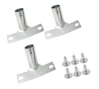 Supporto for scopa da parete for attrezzi for la pulizia, staffa di stoccaggio in metallo da 23,5 mm di diametro con viti(3pcs)