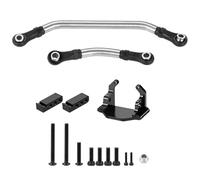 Supporto for servo dell'asse, barra di collegamento, giunto sferico, collegamento dello sterzo for auto cingolata RC 1/18 TRX4-M, parti di aggiornamento