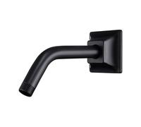 Supporto for soffione doccia con tubo di prolunga for braccio doccia a parete in acciaio inossidabile for accessori da bagno Nichel spazzolato Per Bagno(Black01)