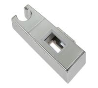 Supporto for soffione doccia for asta saliscendi rettangolare, supporto ABS regolabile con facile installazione