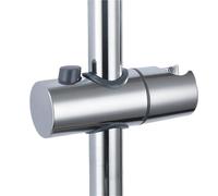 Supporto for soffione doccia in polimero ABS | For il ricevitore della doccia: staffa di montaggio del supporto dell'asta di sollevamento con cursore regolabile