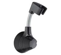 Supporto for soffione doccia regolabile a ventosa | Multicolor for il bagno: palmare con rotazione multi-angolo regolabile senza ventosa(Black)