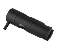 Supporto for soffione doccia regolabile for sedile con sollevamento, piatto, 20 mm, 22 mm, accessori for il bagno, ferramenta pratica for la casa(Black 25mm)