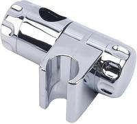 Supporto for soffione doccia regolabile universale, supporto for doccia cromato, supporto da parete for bagno, supporto a ventosa regolabile, lucido, leggero e robusto.