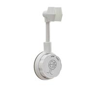 Supporto for soffione doccia senza foratura, supporto da parete con ventosa regolabile, gancio for doccia multifunzionale, accessorio for bagno per bagno, doccia(White)